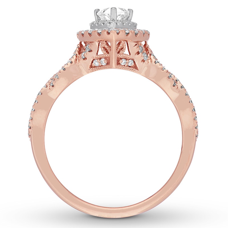 Main Image 5 of Neil Lane Bridal Ring 7/8 ct tw Diamonds 14K Rose Gold