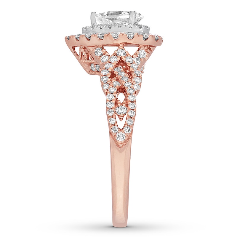 Main Image 6 of Neil Lane Bridal Ring 7/8 ct tw Diamonds 14K Rose Gold