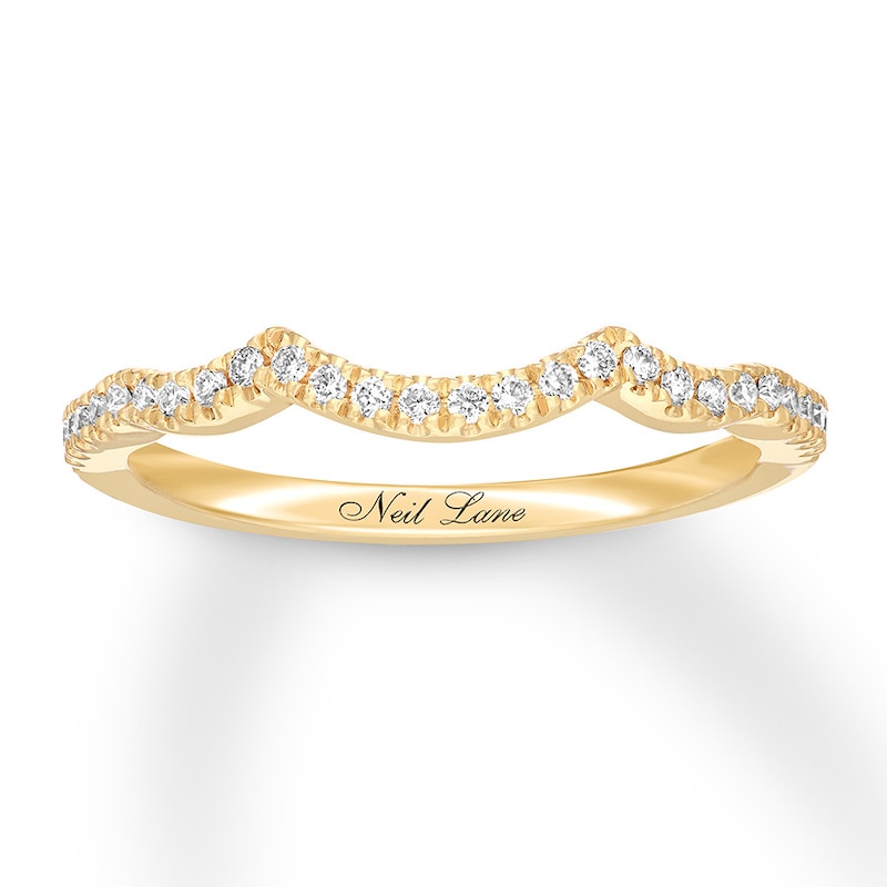 Main Image 1 of Neil Lane Bridal Wedding Band 1/6 ct tw Diamonds 14K Gold