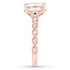 Neil Lane Morganite Engagement Ring 1/3 ct tw Diamonds 14K Rose Gold