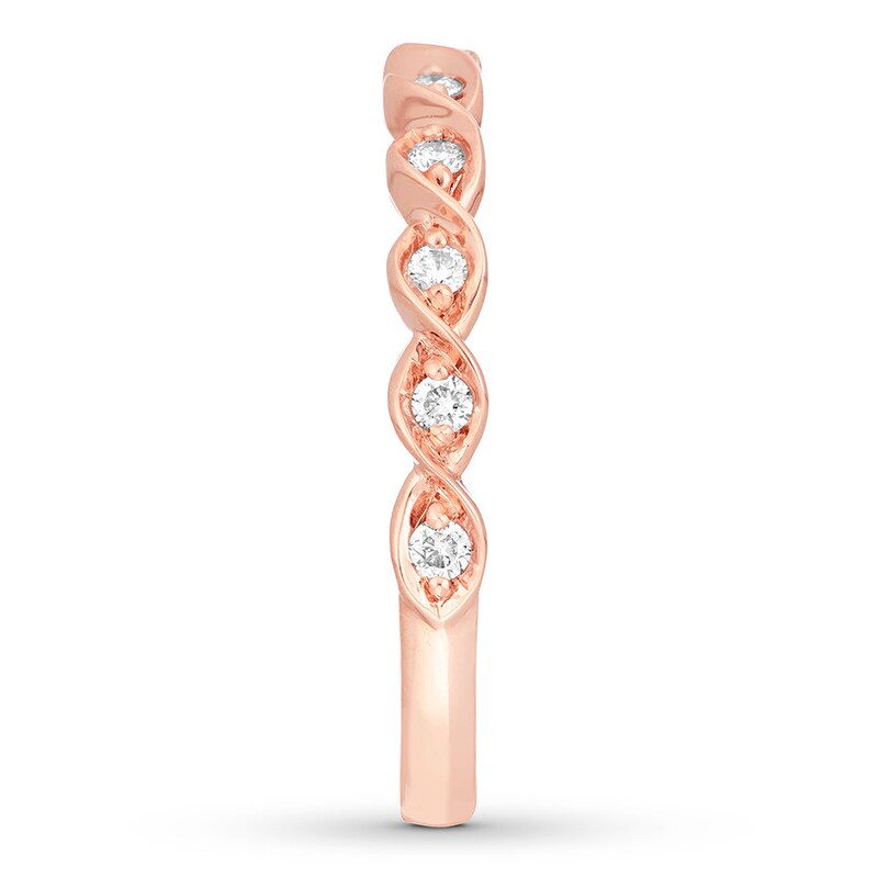 Neil Lane Studio Diamond Wedding Band 1/6 ct tw 14K Rose Gold