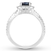Neil Lane Sapphire Engagement Ring 5/8 ct tw Diamonds 14K Gold