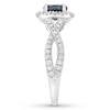 Neil Lane Sapphire Engagement Ring 5/8 ct tw Diamonds 14K Gold