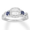 Thumbnail Image 1 of Neil Lane Sapphire Engagement Ring 1-1/8 cttw Diamonds 14K Gold
