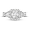Neil Lane Diamond Engagement Ring 1 ct tw Pear/Round 14K White Gold