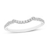 Thumbnail Image 1 of Adore Diamond Wedding Band 1/8 ct tw 10K White Gold