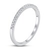 Diamond Wedding Band 1/8 ct tw 10K White Gold