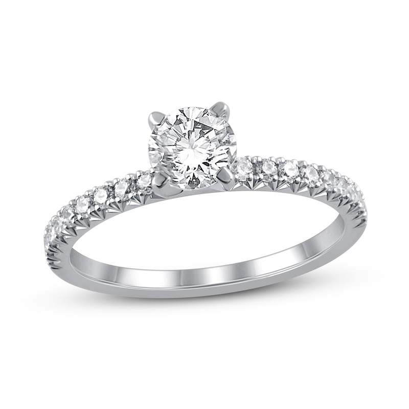 Diamond Engagement Ring 7/8 ct tw 14K White Gold