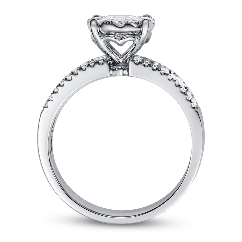 Diamond Engagement Ring 1-1/5 ct tw 14K White Gold