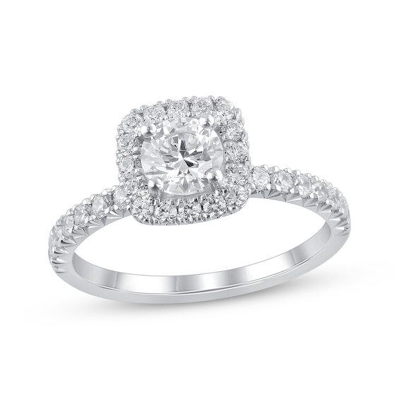 Diamond Engagement Ring 1-1/5 ct tw 14K White Gold
