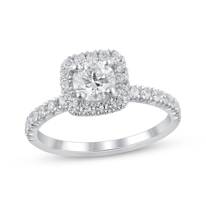 Diamond Engagement Ring 1-1/5 ct tw 14K White Gold