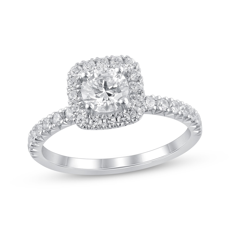 Main Image 1 of Diamond Engagement Ring 1-1/5 ct tw 14K White Gold