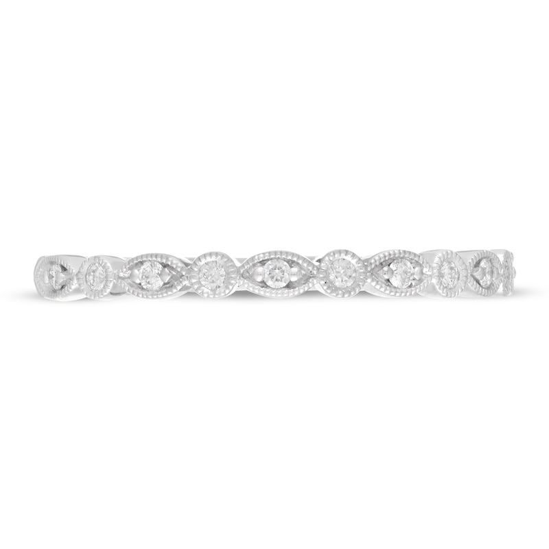 Neil Lane Diamond Wedding Band 1/8 ct tw Round-cut 14K White Gold