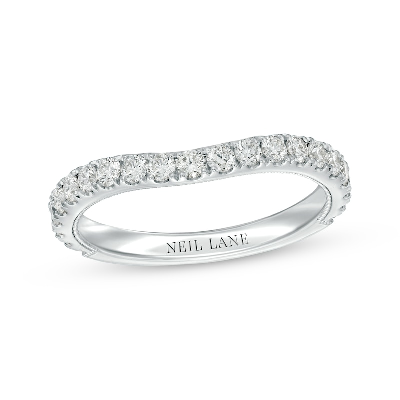 Main Image 1 of Neil Lane Diamond Wedding Band 5/8 ct tw Round-cut 14K White Gold