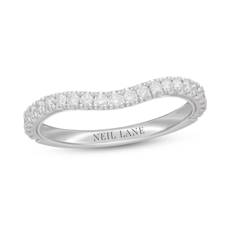 Neil Lane Diamond Wedding Band 3/8 ct tw Round-cut 14K White Gold