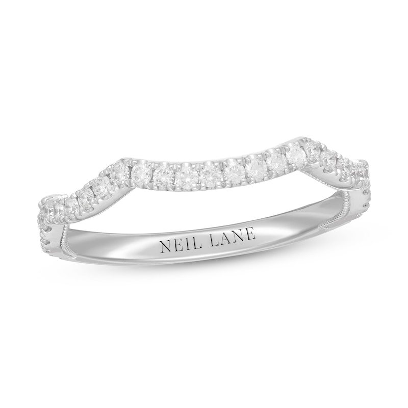 Neil Lane Diamond Wedding Band 1/3 ct tw Round-cut 14K White Gold