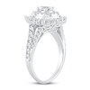 Diamond Engagement Ring 1-1/4 ct tw Princess/Round-cut 14K White Gold