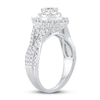Thumbnail Image 2 of Diamond Engagement Ring 1 ct tw Pear/Round 14K White Gold