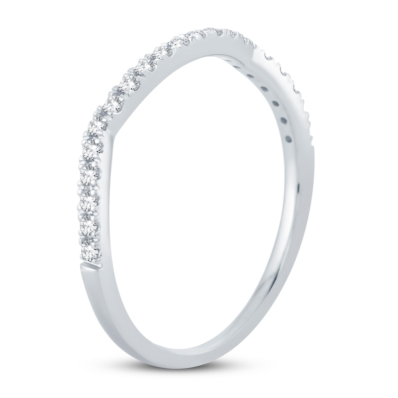 Diamond Wedding Band 1/6 ct tw 14K White Gold