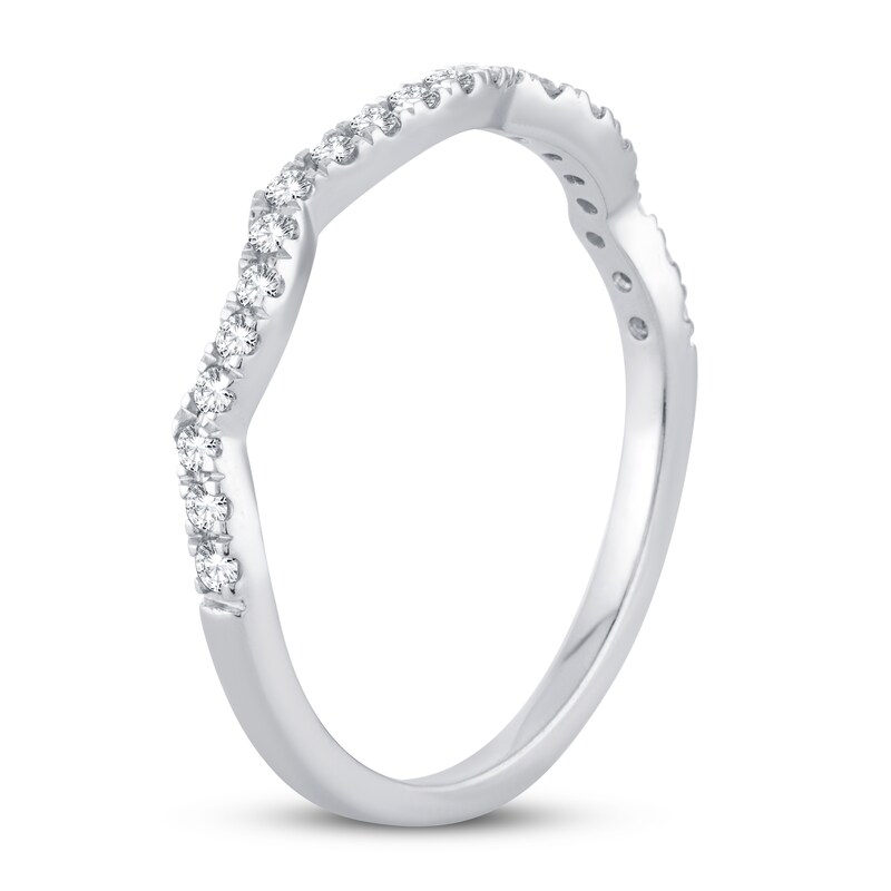 Diamond Wedding Band 1/6 ct tw 14K White Gold