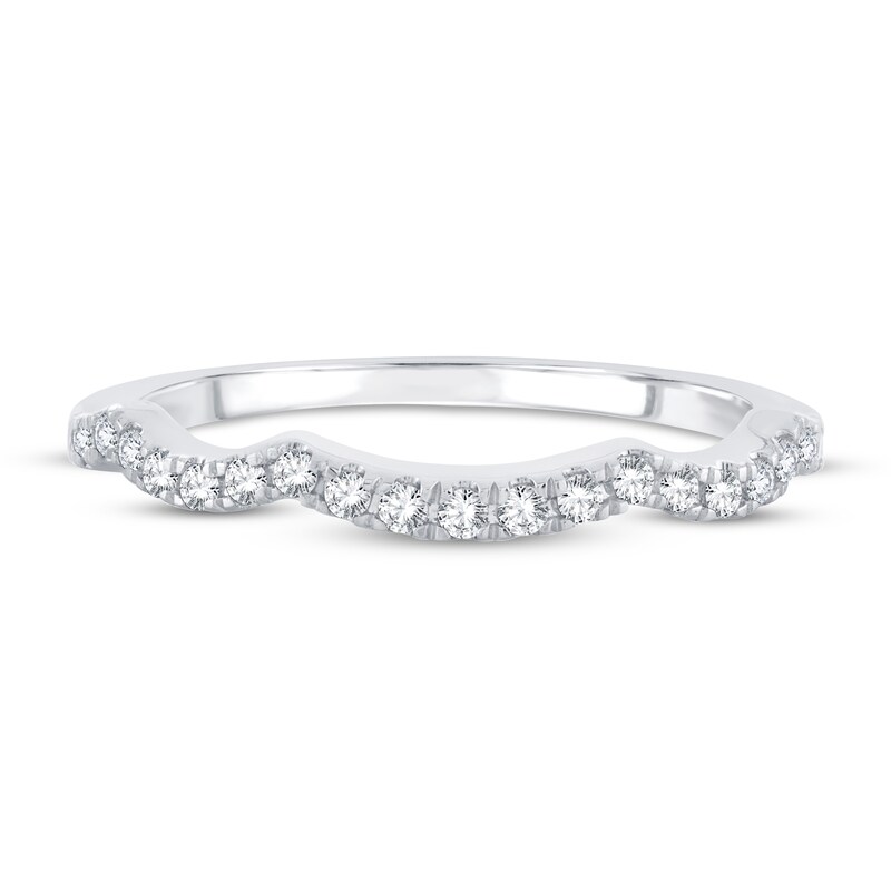 Diamond Wedding Band 1/6 ct tw 14K White Gold