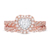 Thumbnail Image 3 of Neil Lane Heart-Shaped Diamond Bridal Set 7/8 ct tw 14K Two-Tone Gold