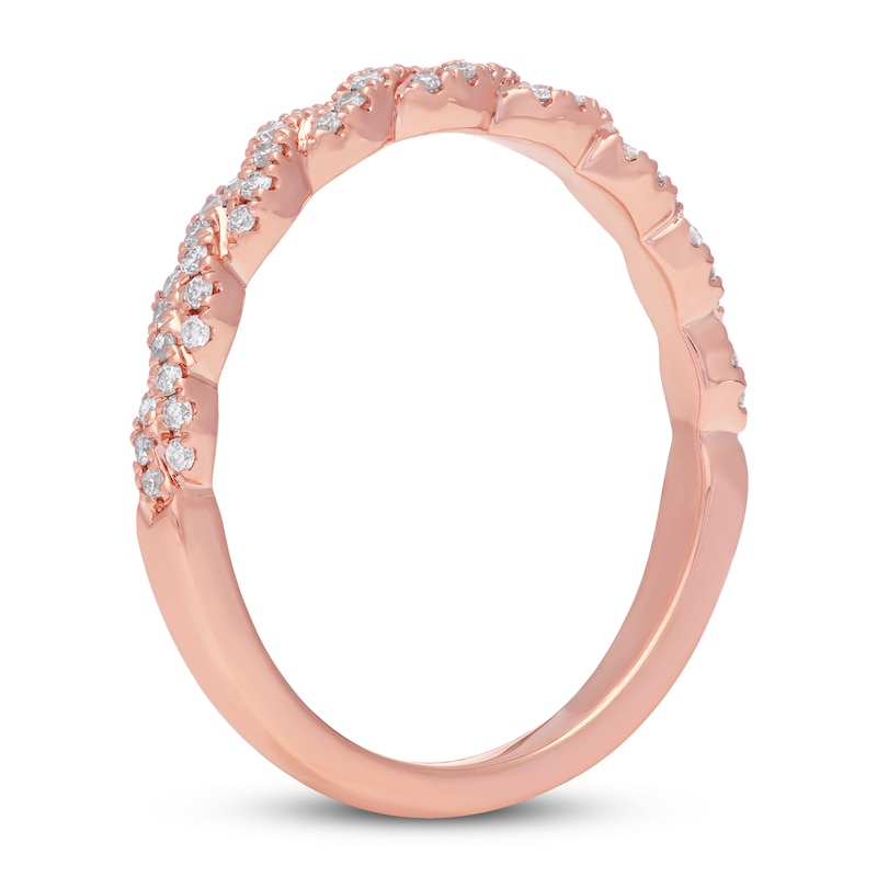 Main Image 9 of Neil Lane Diamond Wedding Band 1/5 ct tw 14K Rose Gold