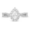 Thumbnail Image 3 of Neil Lane Diamond Engagement Ring 1-1/4 ct tw Pear/Round 14K White Gold