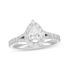 Neil Lane Diamond Engagement Ring 1-3/8 ct tw Pear/Round 14K White Gold