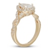 Thumbnail Image 2 of Neil Lane Diamond Engagement Ring 2-1/8 ct tw Pear/Round 14K Yellow Gold