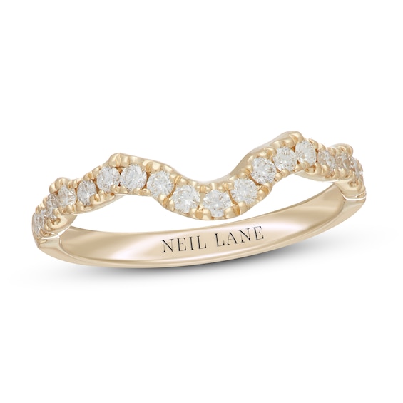 Neil Lane Round-Cut Diamond Wedding Band 1/3 ct tw 14K Yellow Gold