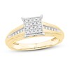 Diamond Engagement Ring 1/6 ct tw Round-cut 10K Yellow Gold