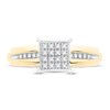 Diamond Engagement Ring 1/6 ct tw Round-cut 10K Yellow Gold