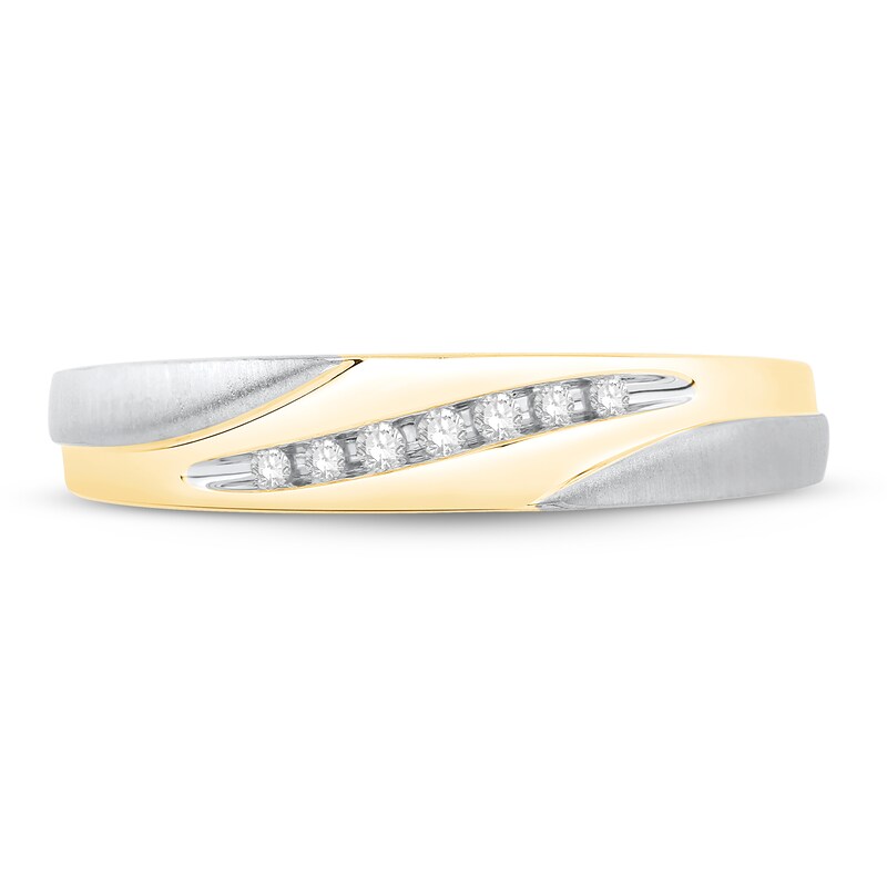 Diamond Wedding Band 1/20 ct tw Round-cut 10K Yellow Gold