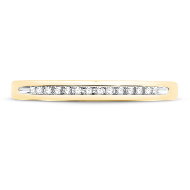 Diamond Wedding Band 1/15 ct tw Round-cut 10K Yellow Gold