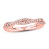 Thumbnail Image 1 of Diamond Anniversary Ring 1/4 ct tw Round-cut 14K Rose Gold