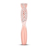 Thumbnail Image 3 of Diamond Anniversary Ring 1/4 ct tw Round-cut 14K Rose Gold