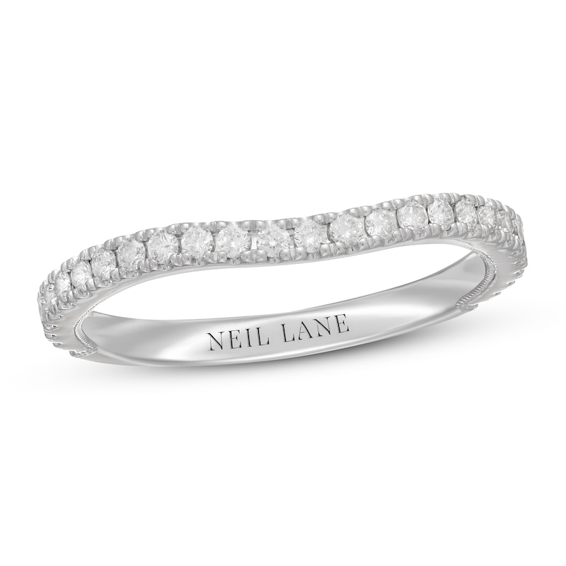 Main Image 1 of Neil Lane Diamond Wedding Band 1/3 ct tw Round-cut 14K White Gold