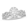 Thumbnail Image 0 of Neil Lane Diamond Engagement Ring 1-3/8 ct tw Oval/Round 14K White Gold