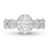 Neil Lane Diamond Engagement Ring 1-3/8 ct tw Oval/Round 14K White Gold