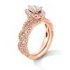Thumbnail Image 2 of Neil Lane Diamond Bridal Set 1-1/2 ct tw Pear & Round-cut 14K Rose Gold