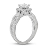 Thumbnail Image 2 of Neil Lane Diamond Engagement Ring 1-1/4 ct tw Princess/Round 14K White Gold