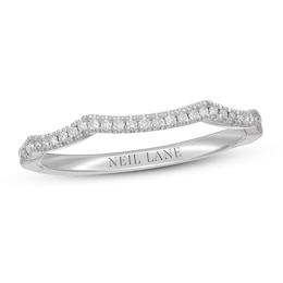 Neil Lane Diamond Wedding Band 1/6 ct tw Round-cut 14K White Gold