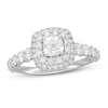 Thumbnail Image 0 of Neil Lane Diamond Engagement Ring 1-1/2 ct tw Cushion/Round 14K White Gold