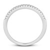 Diamond Wedding Band 1/10 ct tw Round-cut 14K White Gold