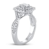 Diamond Engagement Ring 1-3/4 ct tw Round Cut 14K White Gold