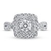 Diamond Engagement Ring 1-3/4 ct tw Round Cut 14K White Gold