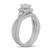 Thumbnail Image 2 of Neil Lane Diamond Bridal Set 1-1/3 ct tw Cushion & Round-Cut 14K White Gold