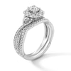 Thumbnail Image 3 of Neil Lane Diamond Bridal Set 1-1/3 ct tw Cushion & Round-Cut 14K White Gold
