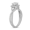 Thumbnail Image 1 of Neil Lane Diamond Engagement Ring 1-1/8 ct tw Cushion/Round 14K White Gold